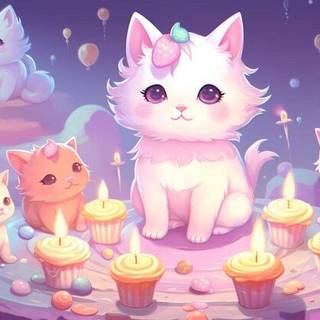 Magical Pastel Kittens