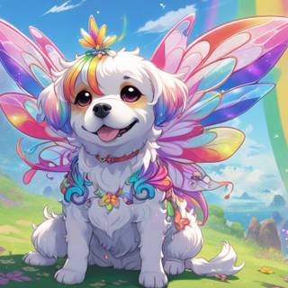 Rainbow Puppy 1