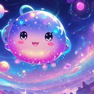 kawaii galaxy blob 2