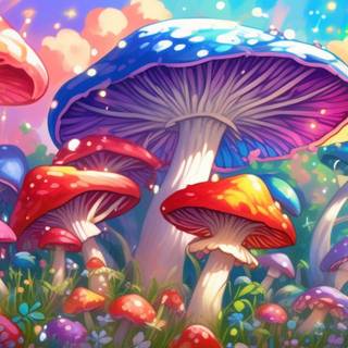 Rainbow Mushrooms