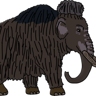 Woolly mammoth render 1