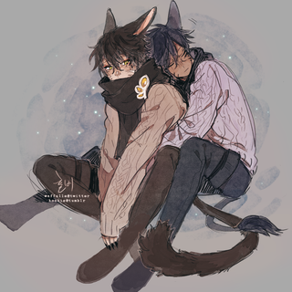 me (in the front) and alex (hugging my back)