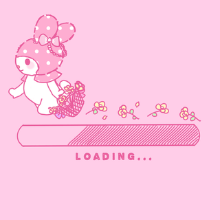 LOADING WALLPAPER (My Melody themed <3)