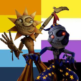 FNaF Sun and Moon animatronics