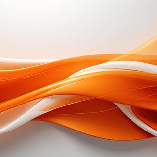 Amber Glow Lines on Black