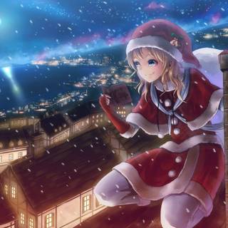 Anime girl (Christmas)