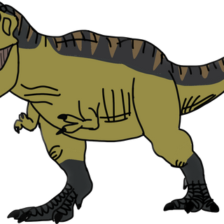 Last hatchling the Tyrannosaurus rex render 1