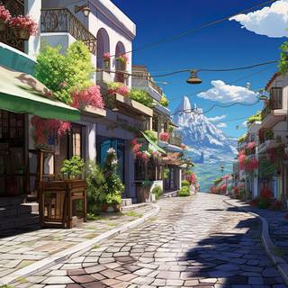 Rusticcore Greece Anime Art