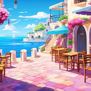 Rusticcore Greece Anime Art