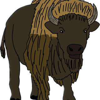 Ancient bison render 2
