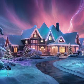 Enchanted Winter Village Lights