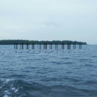 Sea way and an Island at Kepulauan Seribu