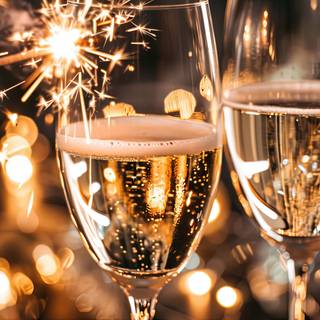 Vibrant Fireworks of Joyful New Year Celebration