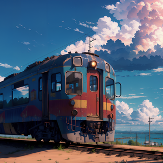 Train Scenery Anime