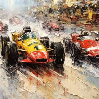 Mountainous Splendor PaletteKnife Art