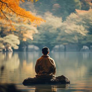 Calm Wilderness Meditation Scene
