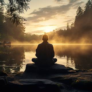Calm Wilderness Meditation Scene