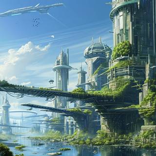 Floating Island Cities