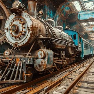 Whimsical TimeTraveling Trains