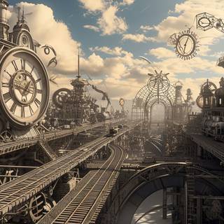 Whimsical TimeTraveling Trains