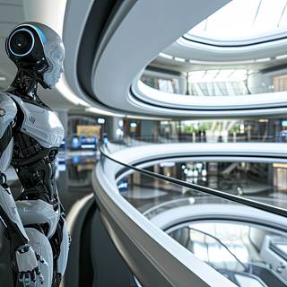 Hightech Robotics Scene