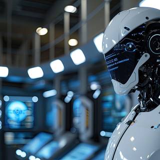 Hightech Robotics Scene