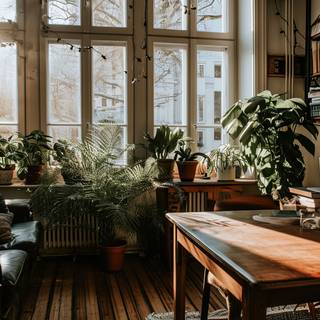 Cozy and Stylish Home Office Setup