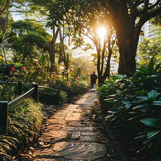 Lush City Farming Landscape