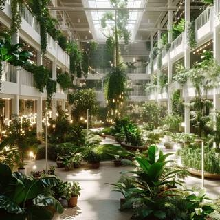 Lush City Farming Landscape