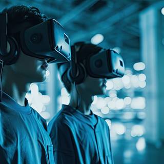 Action in Futuristic VR World