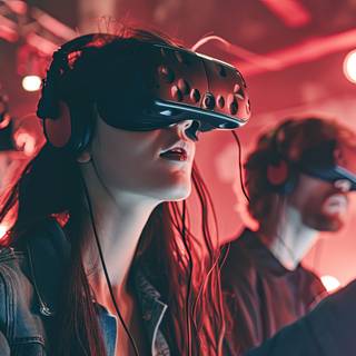 Action in Futuristic VR World