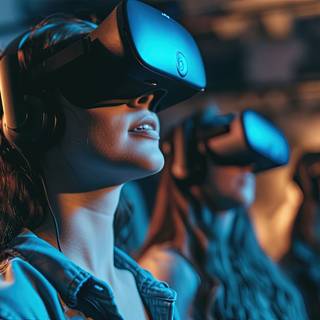 Action in Futuristic VR World