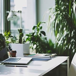 Minimalist Home Office Setup