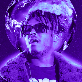 Juice WRLD Purple Iphone Wallpaper 