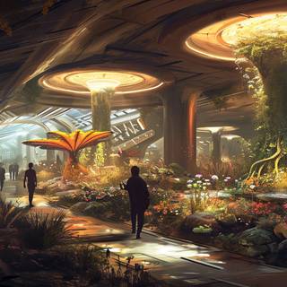 Enchanted Alien Botanical Garden