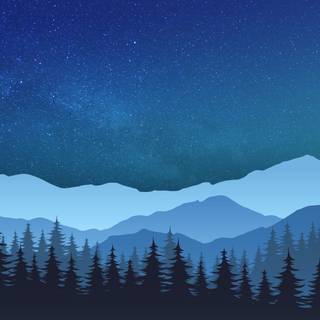 Beautiful Calm Night Sky