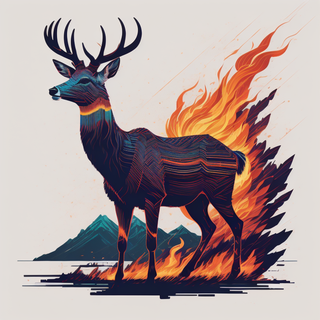 Fire deer