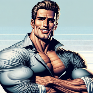 Giga Chad Power Pose by robokoboto