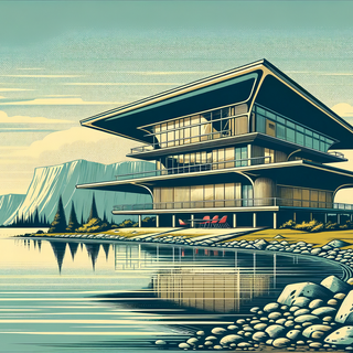 Tranquil Lake House by robokoboto