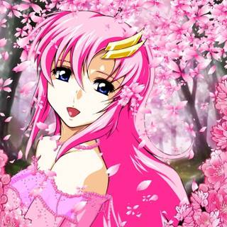 Anime girl (Cherry Blossoms)