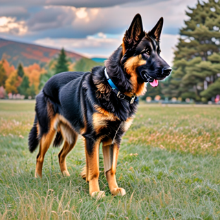 German Shepard In park 