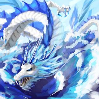 Anime Water Dragon