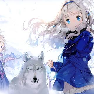 Anime girl (Winter)