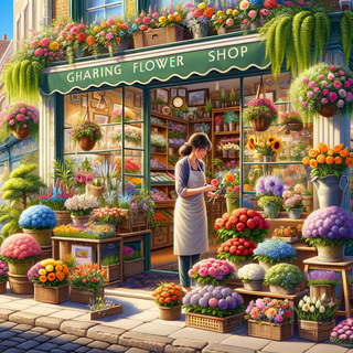 Flower shop by robokoboto