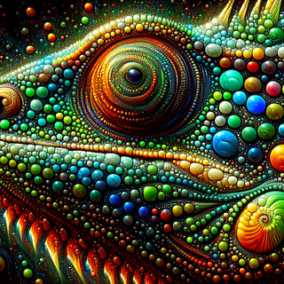 Colorful Reptile by QuantumCurator