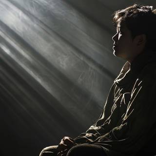 Powerful Chiaroscuro Emotion