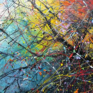 Abstract Expressionist Chaos