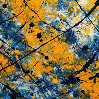 Abstract Expressionist Chaos