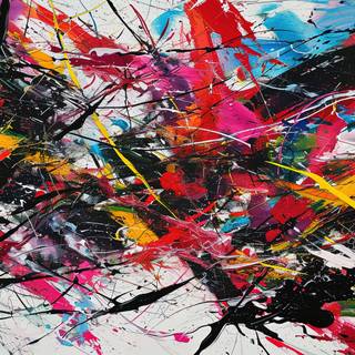 Abstract Expressionist Chaos