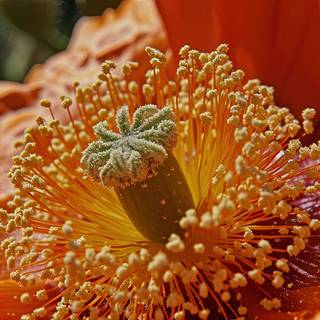 Vibrant Flower Closeup
